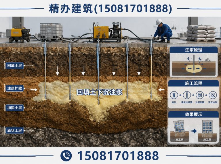 邯郸冀南新区路基沉降注浆加固展示图